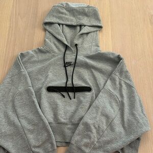 Grey women's Nike hoodie